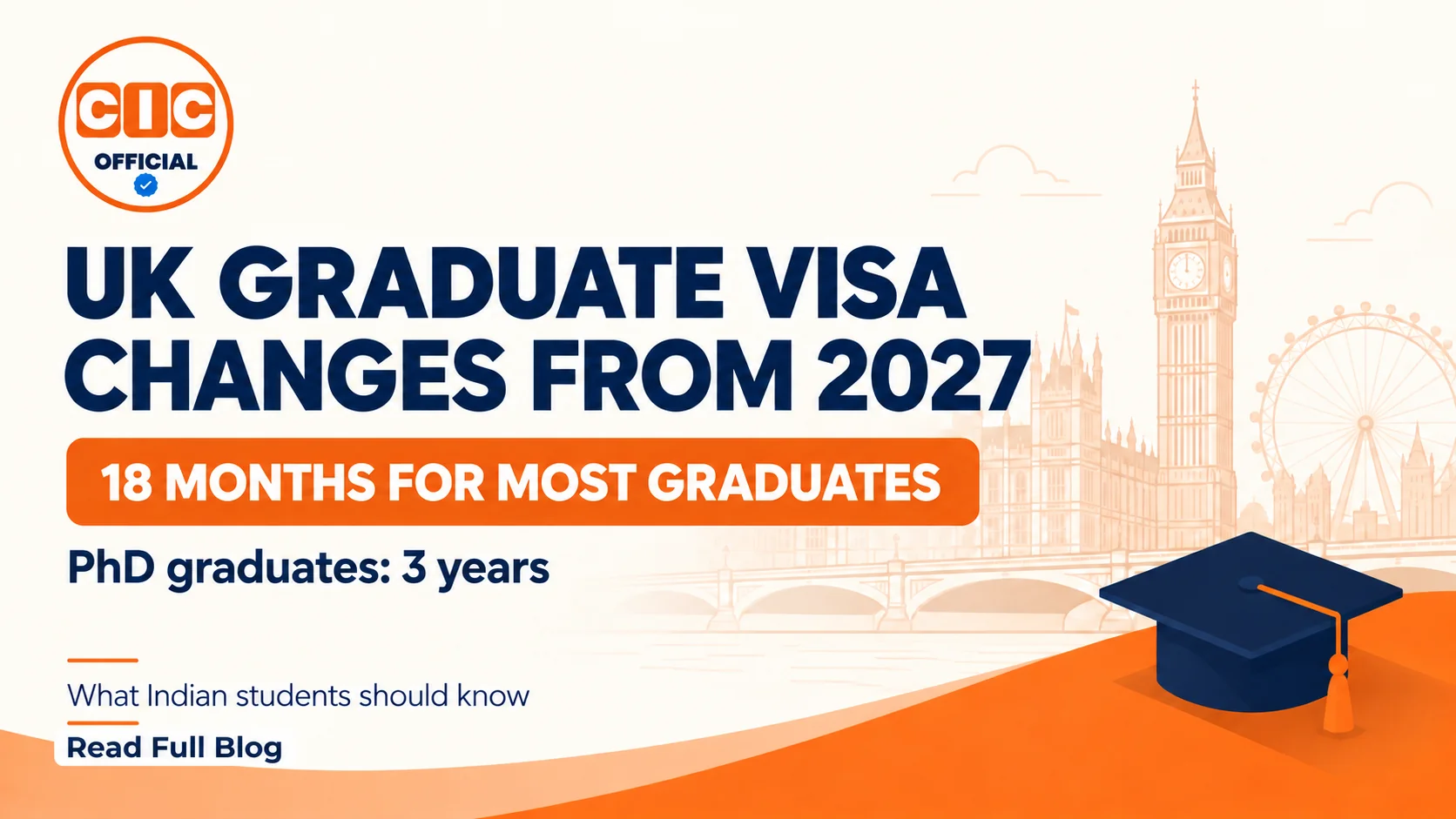 UK Graduate Visa Changes: What Indian Students Should Know for 2027