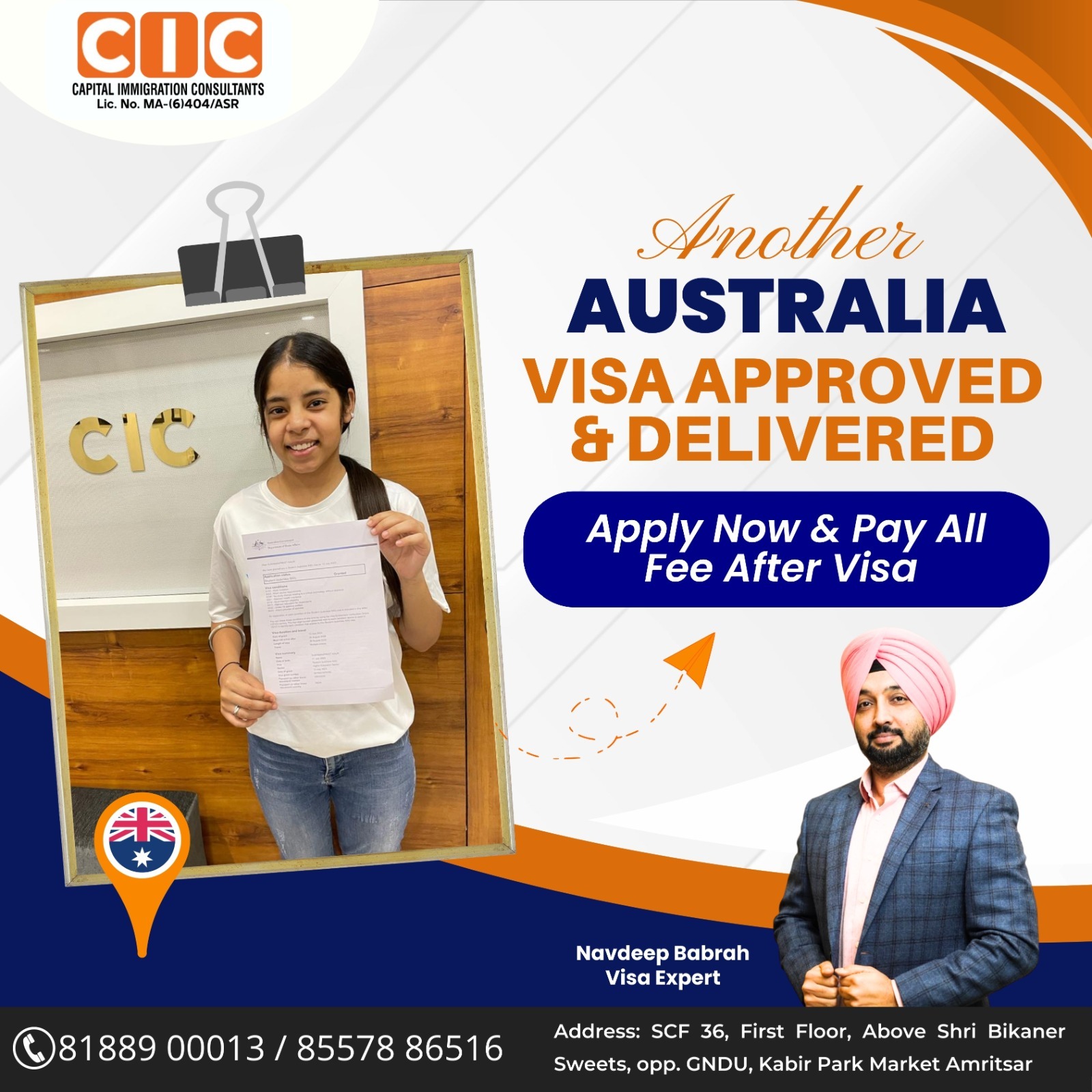38 - CIC Visa Approval